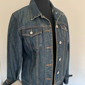 J Crew Dark wash denim blue jean jacket